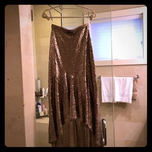 Jenny Yoo Sequin Skirt